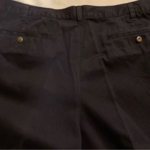 Black slacks  38x30 by Cheroker. Pleated front. Excellent condition